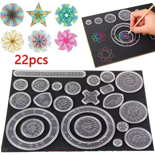 Spirograph design tin - spirograph, set