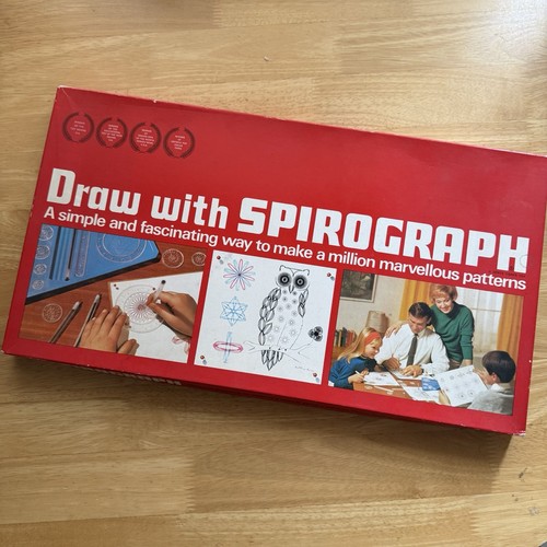 Vintage draw with spirograph - vintage,