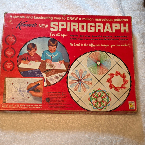 Kenner spirograph drawing set - spirograph,